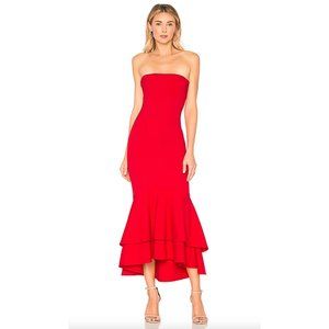 Lovers and Friends - Dillion Midi Dress / Gown (Red, XS)
